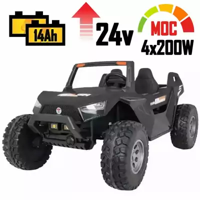 Duży Buggy SX1928 Clash Challenger Czarny 4x200W ver 2026 do 16km/h Regulowana kanapa