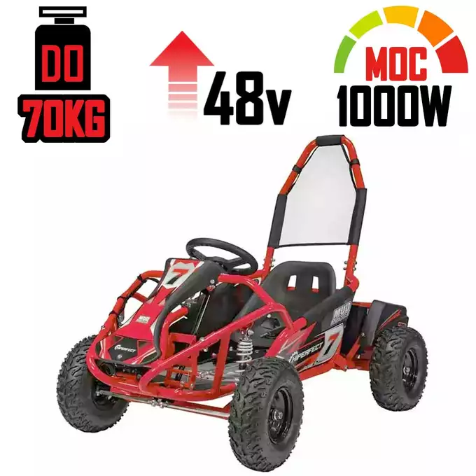 BuG「red rip XTC」 Pojazd MUD MONSTER Czerwony