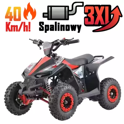 Quad dla Dzieci Spalinowy HighPer ATV11 Highlander 49cc Czerwony