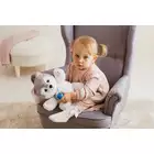 Dumel Interaktywny Pluszowy Przyjaciel Piesek Husky  z czujnikiem na brzuszku!