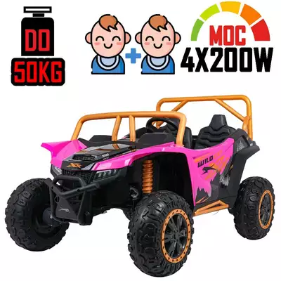 Duży Buggy Arctic Cat A600 Wildcat Różowy