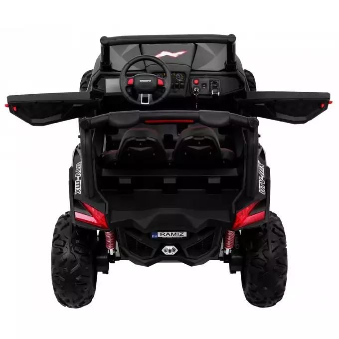 Buggy SuperStar 4x4 Czarny Dwuosobowy pojazd terenowy