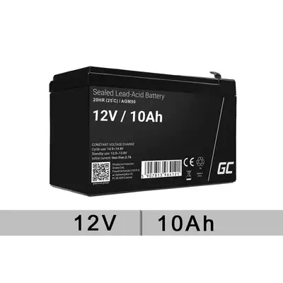 Akumulator 12V 10Ah Slim AGM VRLA do samochodu/motoru