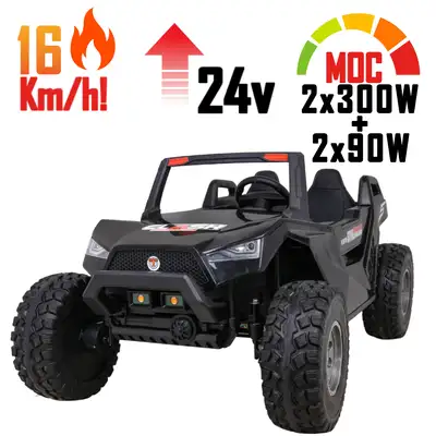 Duży terenowy Buggy SX1929 24V Clash Strong 4x4 780W Czarny do 16 km/h