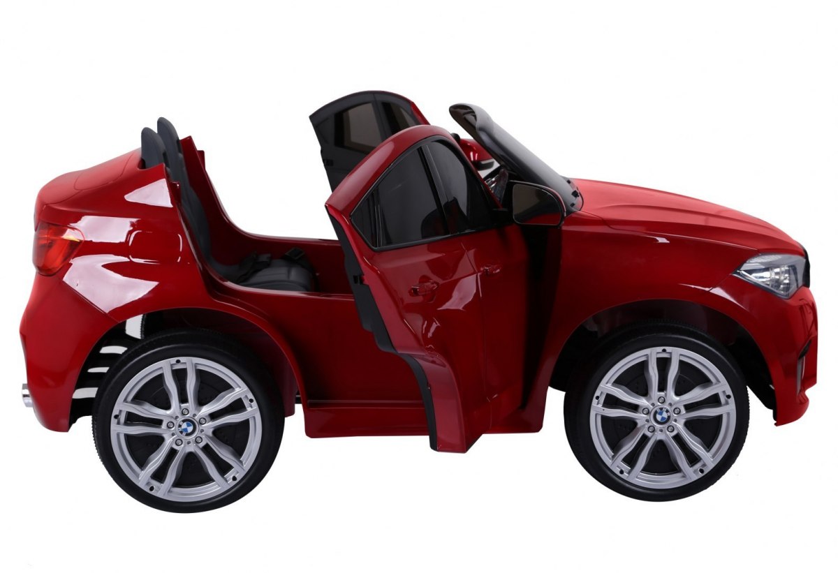 Dwuosobowe duże auto akumulator BMW X6M XXL Czerwony Lakier Metalik JJ2198